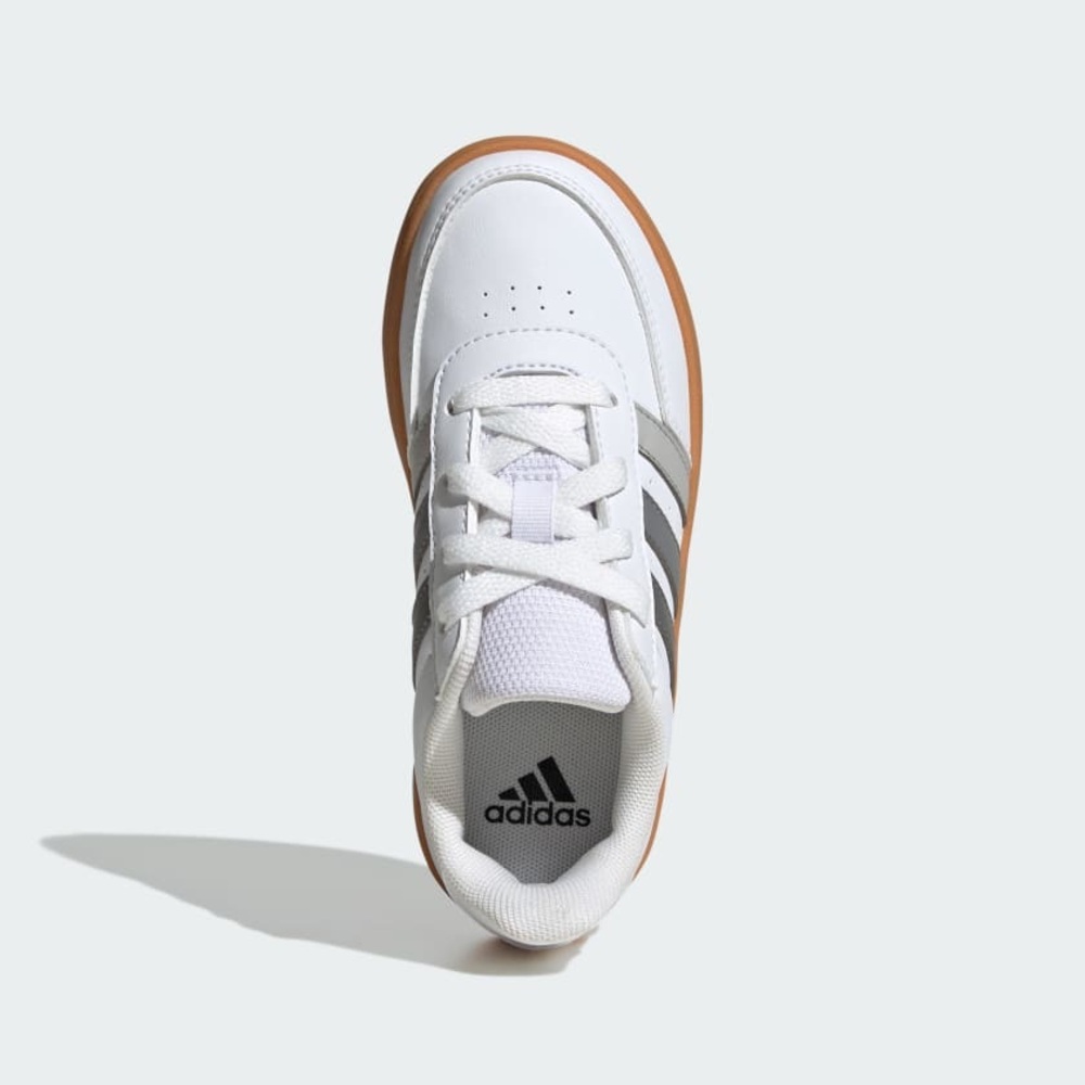 Adidas Breaknet 2.0 White Kids Sneakers | Size 4 / 4.5 | Brand New in Box - Picture 3 of 9